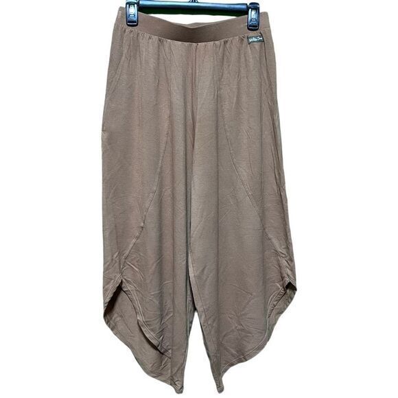 NWT Matilda Jane Women Crop Lounge Pants Wide Leg Pull-On‎ Brown Size Small - Picture 1 of 8